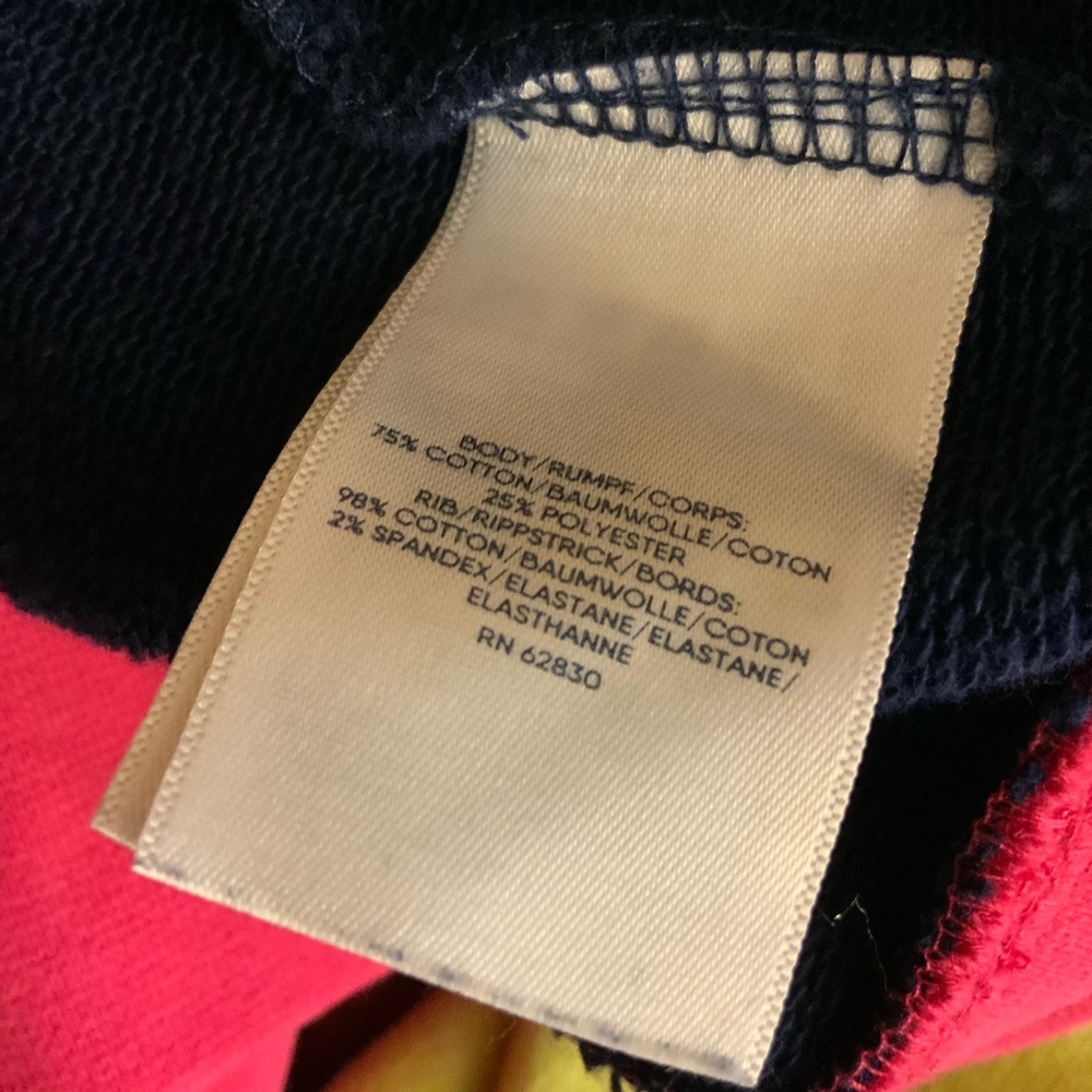 Lands’ End Block Color Hoodie. Size Large. Vintag… - image 5